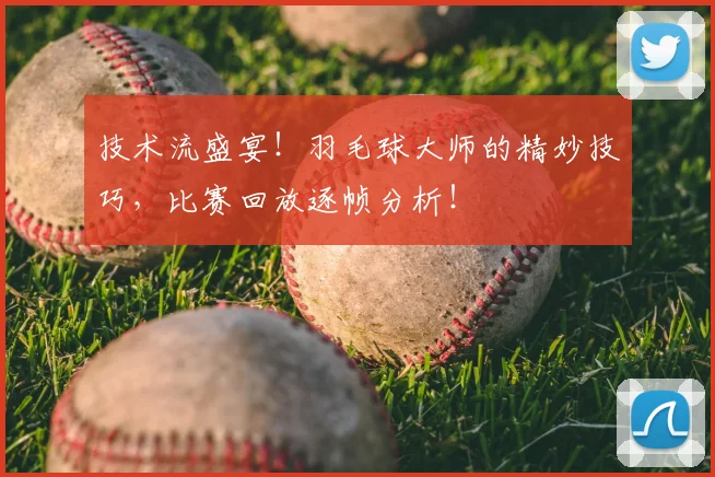 技术流盛宴！羽毛球大师的精妙技巧，比赛回放逐帧分析！